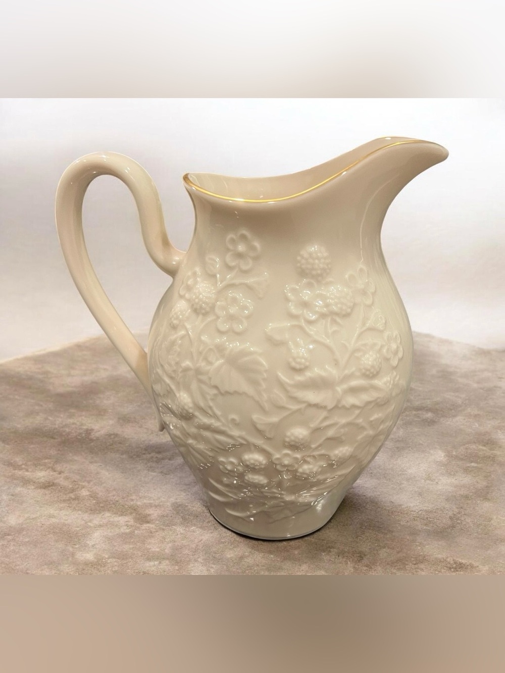 Lenox The 'Blackberry' pattern Pitcher.